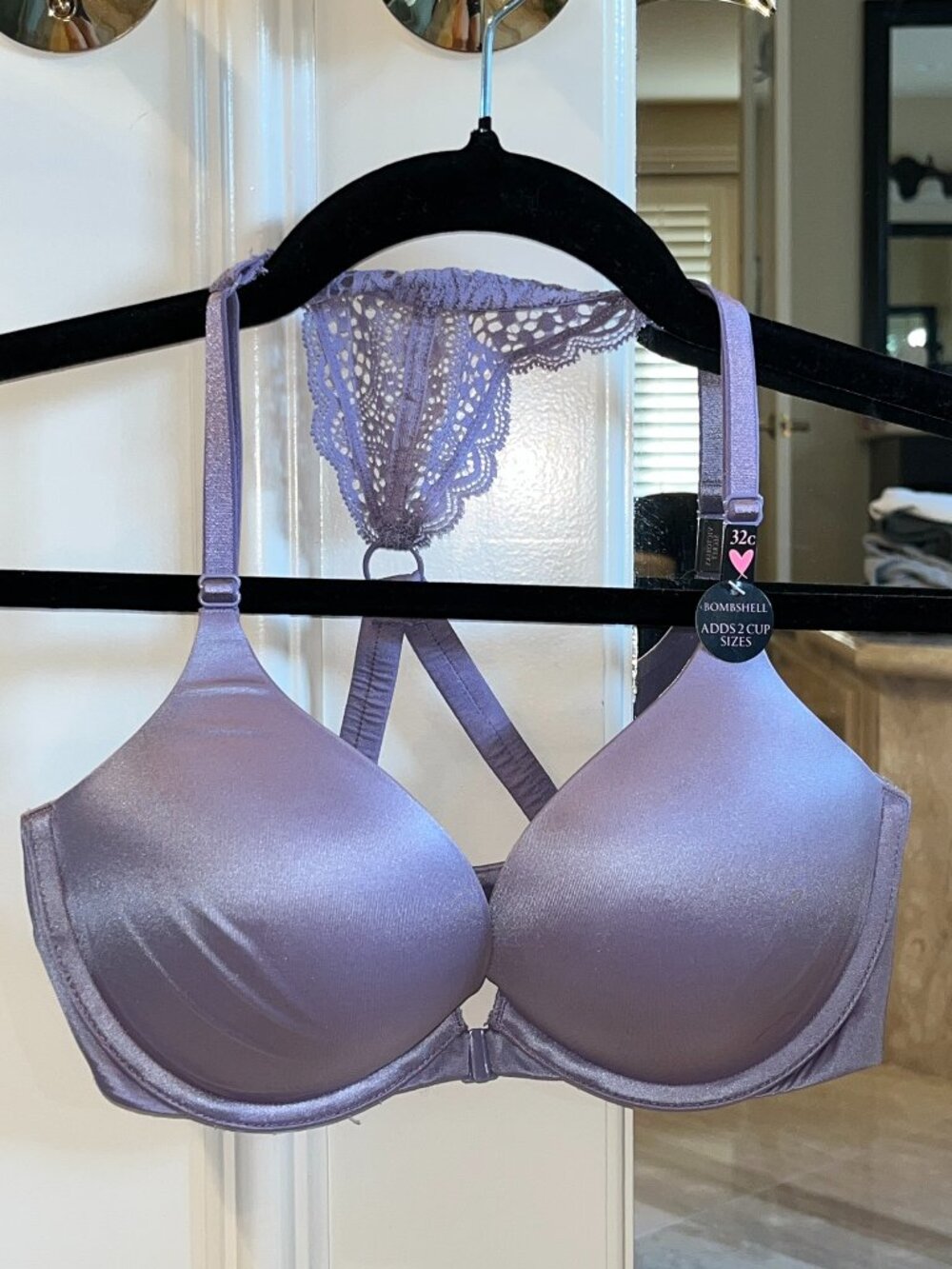 Victoria's Secret Bombshell Bra Lavender - 32C NWT
